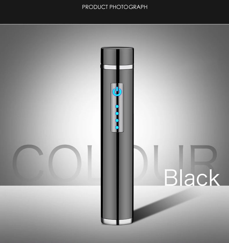 Double Arc Plasma Lighter Cylinder Electric Lighter Rechargeable USB Cigarette Lighters Smoking Accessories