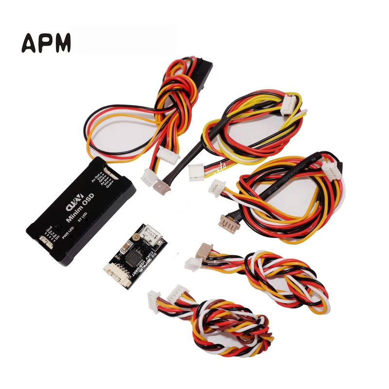 Max7456 MinimOSD Mavlink ArduPilot Mega модуль OSD на экране с корпусом CNC для контроллера полета Pixhawk