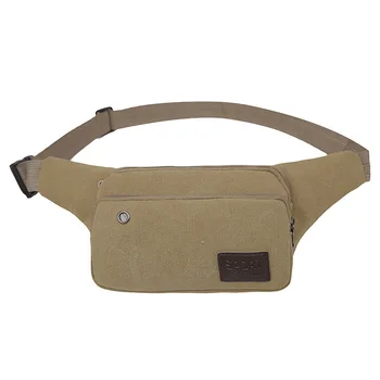 

Canvas Running Bag Men's Fashionable Fitness Running Bag Wearable Sports Running Mobile Phone Bag Outdoor Leisure Mountaineering