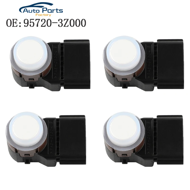 4 PCS White Color PDC Parking Sensor For Hyundai i40 95720-3Z000 957203Z000 4MT006KCB 4MT006HCD 95720-2P500 957202P500 | Автомобили и