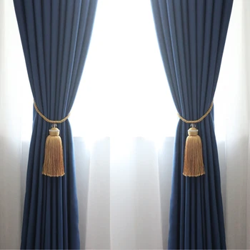 

1Piece High Quality Diamond Curtain Tieback Home Decoration Gold Tassel Curtain Buckle Rope Livingroom Accessories Tassels