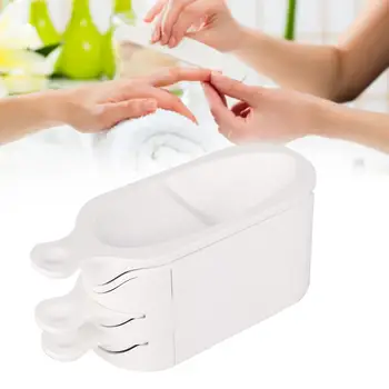 

Nail Dip Powder Case French Manicure Dipping Tray Mould Container Nail Art Dipping Powder Collection Recycling Storage Box Case