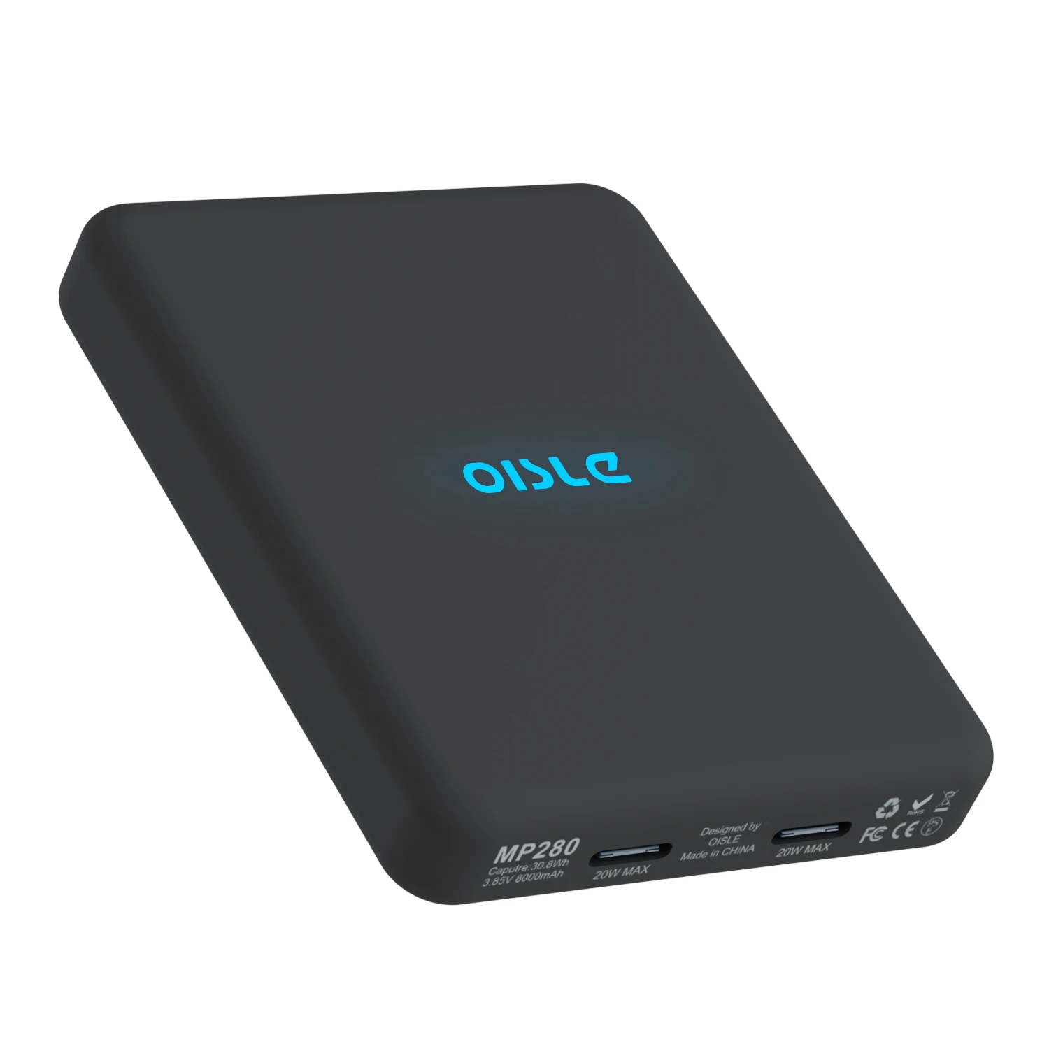 OISLE Magnetic Wireless Power Bank 4225mAh Portable Charger for