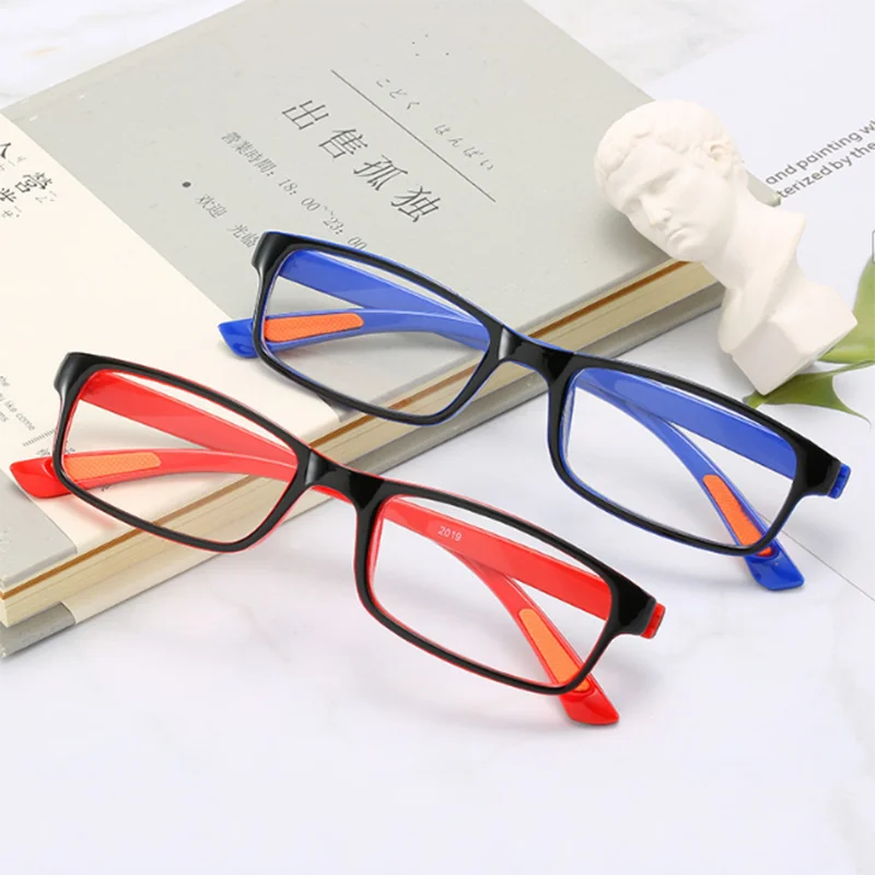 Plastic Myopia Glasses Square Nearsighted Eyeglasses Female Male Shortsighted Eyewear Spectacles -0.5 -1.0 -2.0 TO -8.0