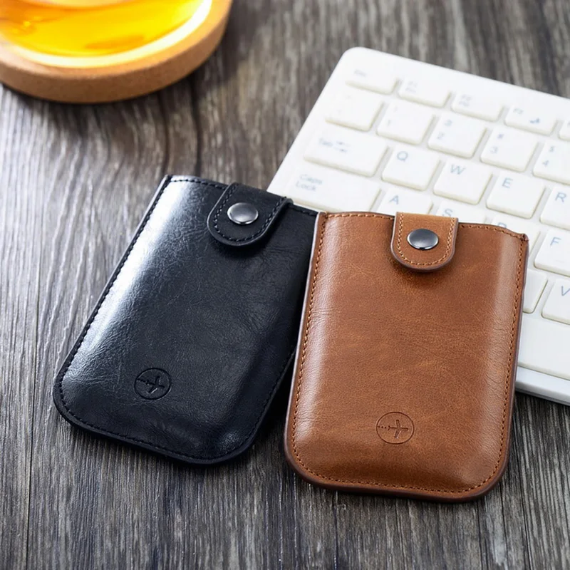 Hot Unisex Anti-theft RFID Credit Card Holder Man Luxury Pulled Design Card holder Women CardHolder Wallet Leather CardCover Wallet Card Holder Card Holder Credit Card Holder Credit Card Wallet Card Wallet