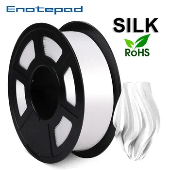 

SILK White PLA Plus color 1.75mm 3D printer Filament tangle free 100% no bubble Tolerance +/-0.02mm With Fast Shipping