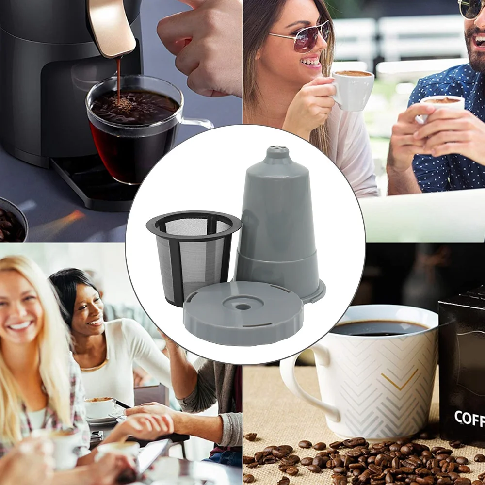 3 предмета кофейные фильтры многоразовая капсула для кофе чашка для Keurig My K-Cup кофе фильтровальная капсула чашка для домашней кухни