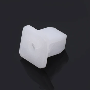 

50 Pcs White Square Car Body Plastic Push Pin Rivet Fasteners Trim Moulding Clip YHQ