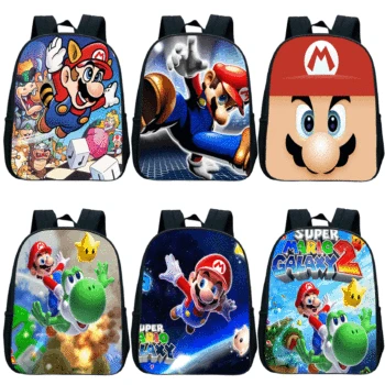 

Children's Backpack Super Mario Backpack Kids School Bag Super Mario Kindergarten Bag Girls Boys School Bag Waterproof Backpack