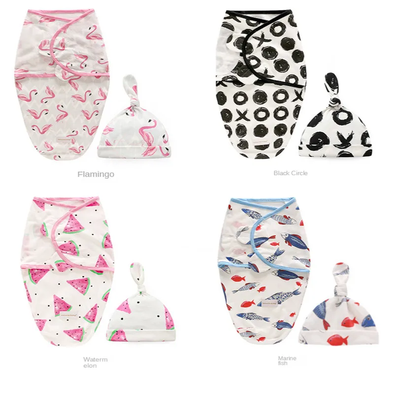 Baby Swaddle Newborn Blanket Blankets-Accessories Wrap Sleeping-Bag Cotton Hug And 0-6-Years