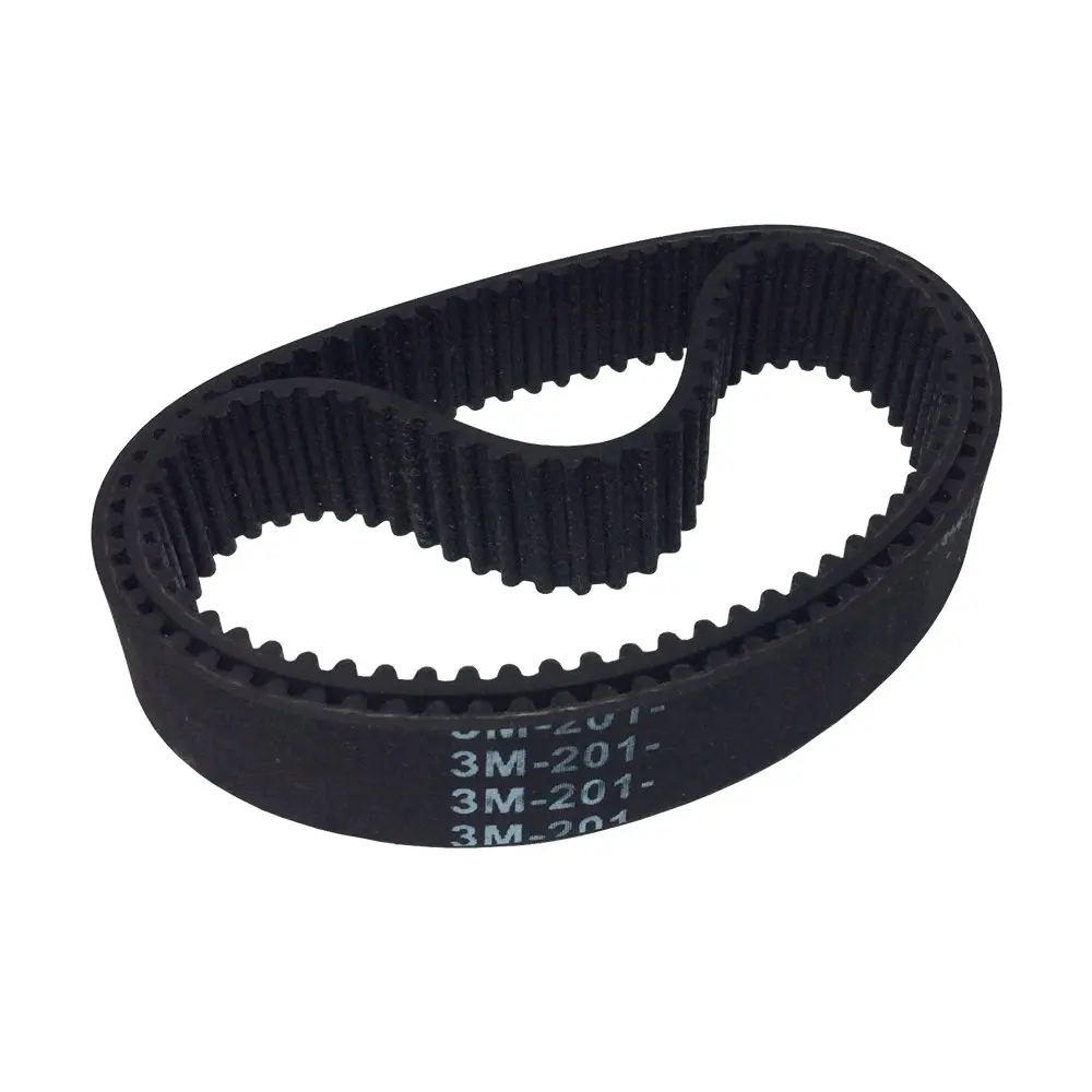 

3M Round Rubber Timing Belts Closed-Loop 186 To 240mm Length 6/10/15mm Width Timing Belt Efficient Transmission HTD Drive Belts