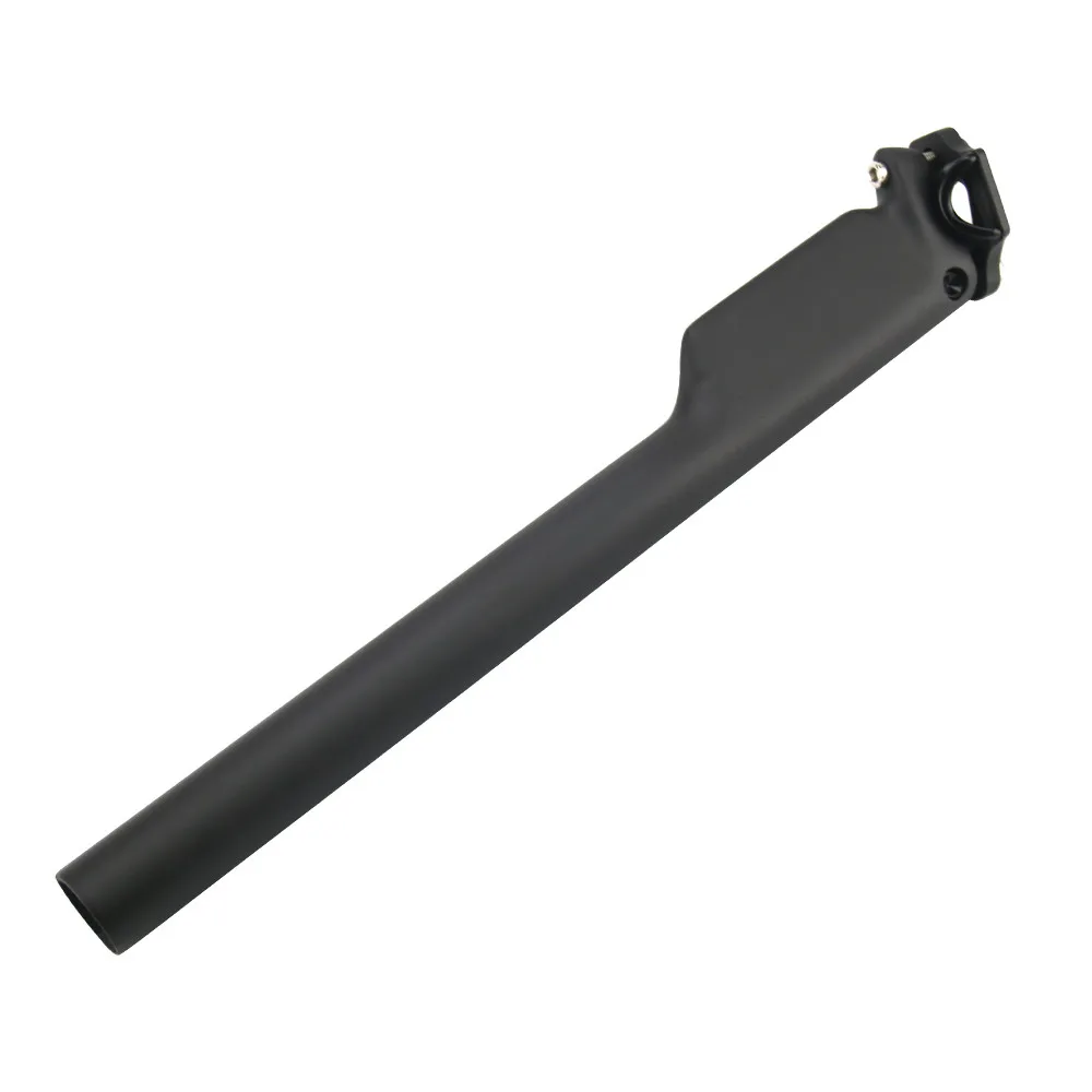 No Logo Bicycle Seat Post 350400mm Carbon Seatpost 31.630.827.27mm Road Bicycle Seatpost Black Carbon Mtb Seat Post (3)