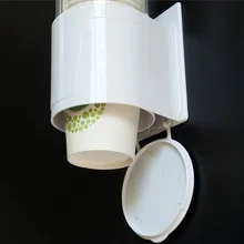 Антипылевой раздатчик для бумажных стаканчиков пластиковый автоматический держатель для стаканчиков с одной сенсорной кнопкой контейнер_ WK