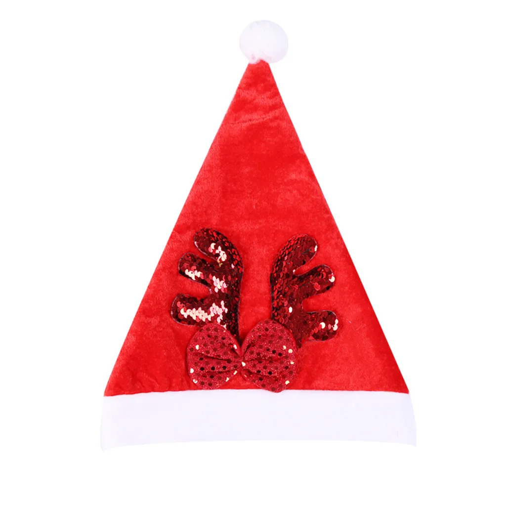 Adult Christmas Hat Sequin Christmas Hat Christmas Day Decoration - Цвет: multicolor
