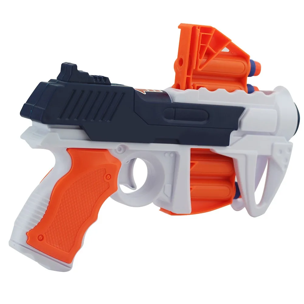 Ручная Мягкая Пуля костюм 6 пуль Nerf пули большой дальности игрушечный пистолет Дротика бластер игрушки подарок на день рождения для детей J0253