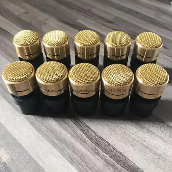 

10 Pcs Golden Professional Dynamic Microphone core Capsules Cartridge Good Quality Replacement Micro MIC Core N-M182