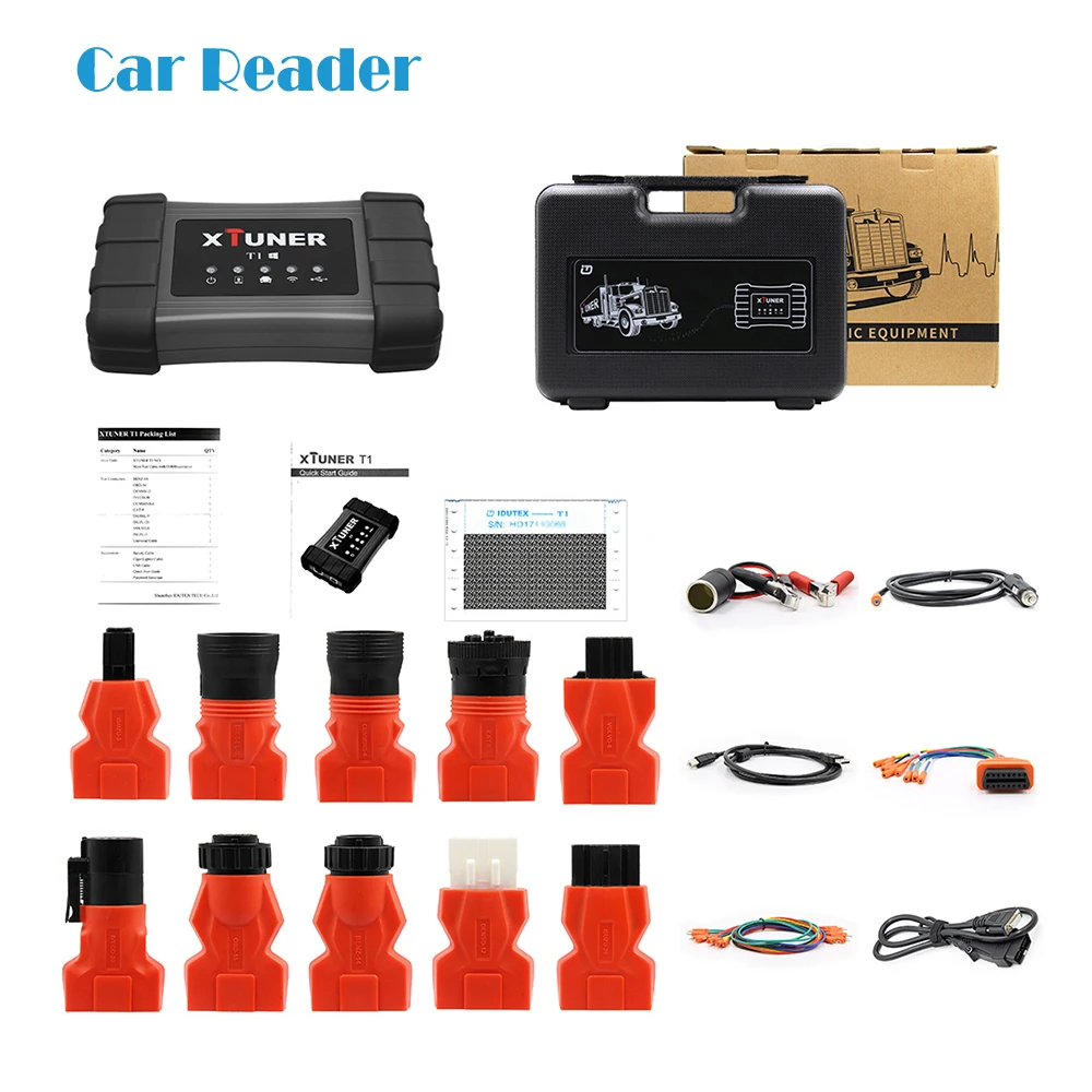 Wi-Fi автоматический сканер для подушки безопасности/DPF/ABS для Volvo/Scania XTUNER Vpecker T1 V8.5 дизель тяжелых грузовиков OBD OBD2 диагностический инструмент