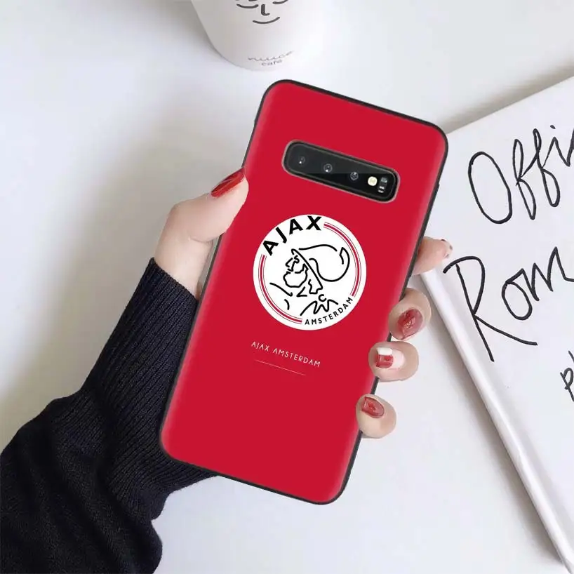 Ajax equipe черный чехол для samsung Galaxy A50 A70 A50S A10S A20S A10 A20E A30 A40 M40 M30S A80 мягкий чехол для телефона