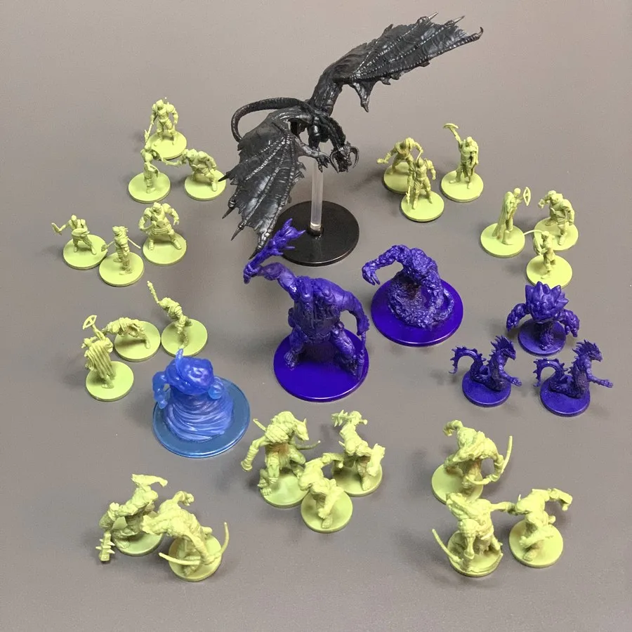 

Lot of Monsters Heroes Miniatures Board Game Figure Toy Model