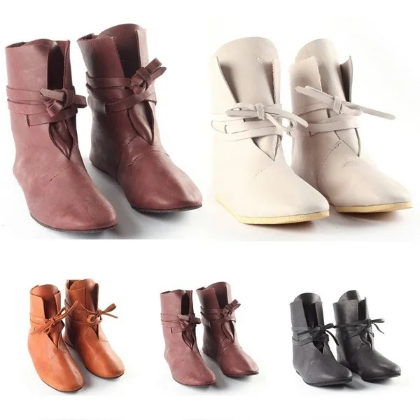 

Medieval viking tudor cosplay boots shoes Festival Larp shoes Renaissance Medieval Knight Pirate cosplay shoes boots man
