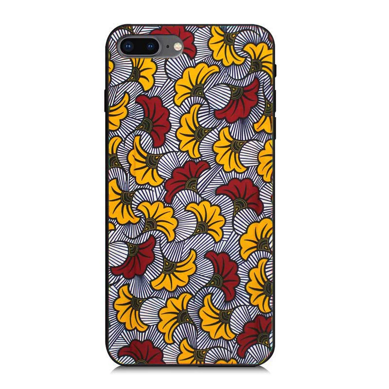 

Samsung s10 case African print Phone case Ankara Print Wax design Phone Case Can be Customized photo Silicone Phone Case