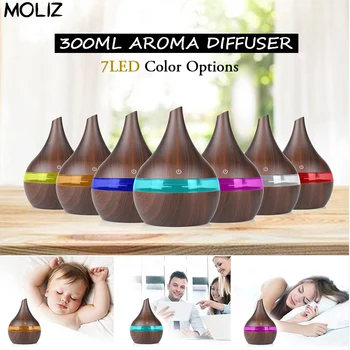 

300ml USB Car Aroma Diffuser 5V Electrial Mini Air Humidifier Essential Oil Aromatherapy Mist Maker Air Freshener Purifier