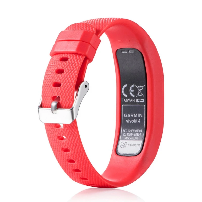 Для Garmin Vivofit 4 Замена для умных часов Силиконовый ремешок для часов S L
