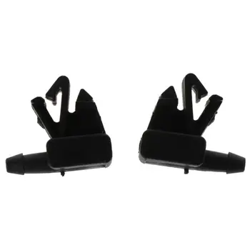 

2Pcs Plastic Windscreen Washer Water Jet Spray Nozzle Car Front Windshield for Citroen for Peugeot