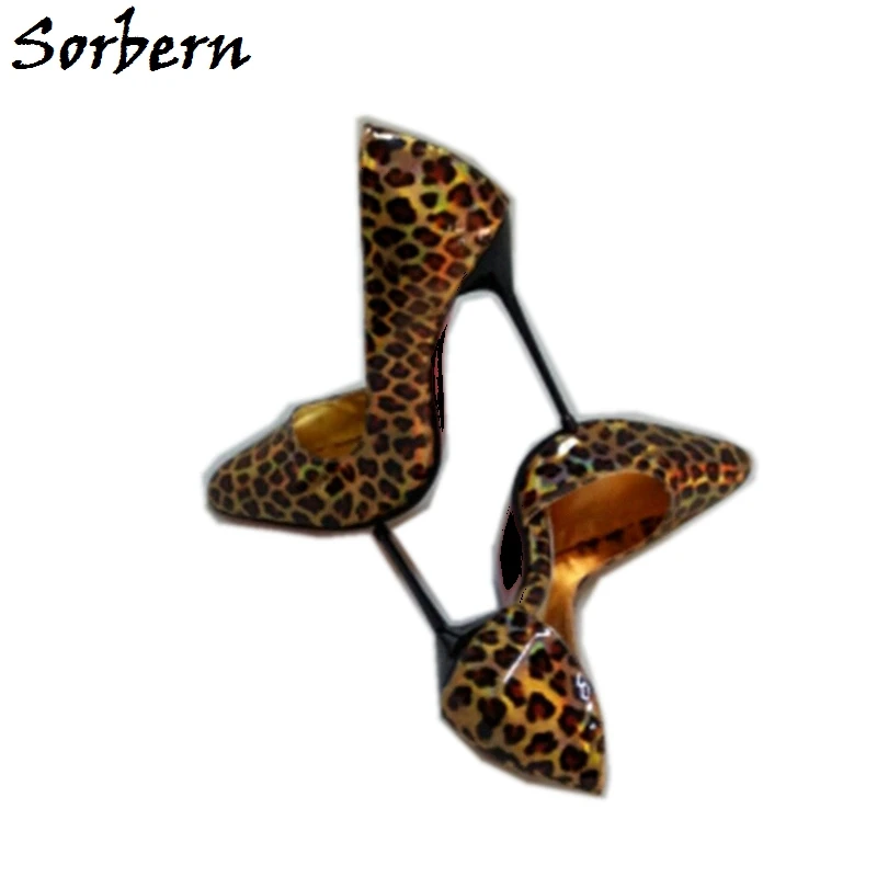 

Sorbern Holo Leopard Women Shoe High Heels Stiletto Heel Shoes Pump Designer Shoes For Women Custom 12Cm 13Cm 14Cm 15Cm 16Cm