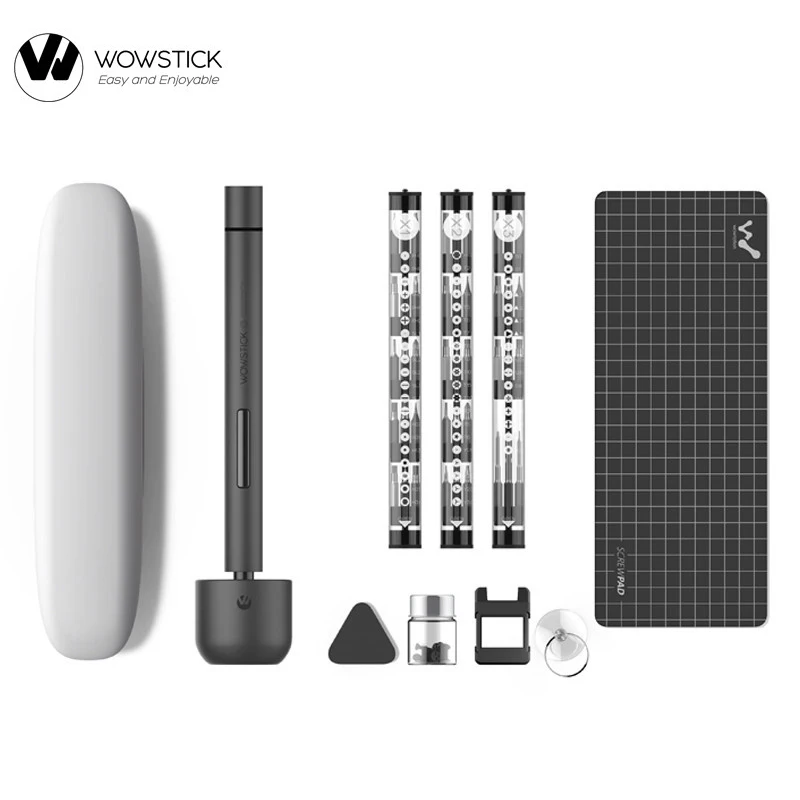 Оригинальная электрическая отвертка Wowstick 1F + 64 в 1 беспроводная литий ионная