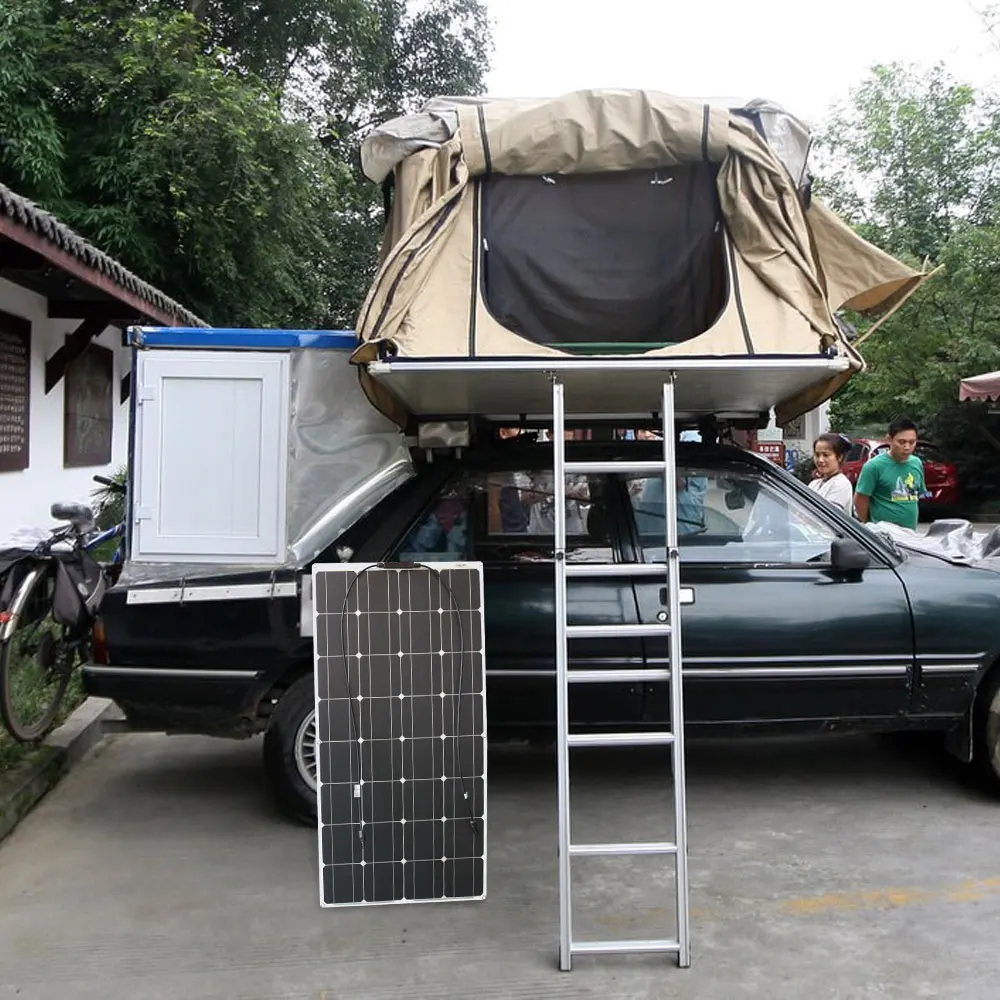 100w 200w painel solar flexível com 10A