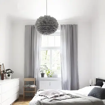 

Nordic Feather LED Pendant Lamps Lighting Bedroom Living Room Decoration Pendant Lights Cafe Office Decorative Lighting