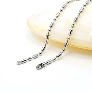 

Fashion Stainless Steel Multisizes Link Bamoo Chain Necklace Jewelry For Pendant