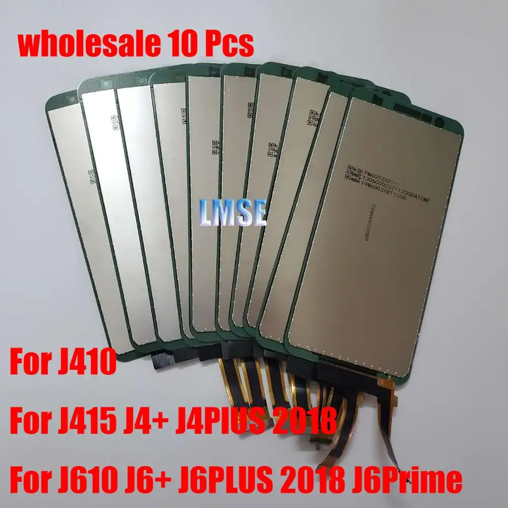 

10 PCS LCD Original For Samsung Galaxy J4+ 2018 J4 Plus J415 J6+ J610 J6Prime J410 LCD Screen Display Touch Digitizer Assembly