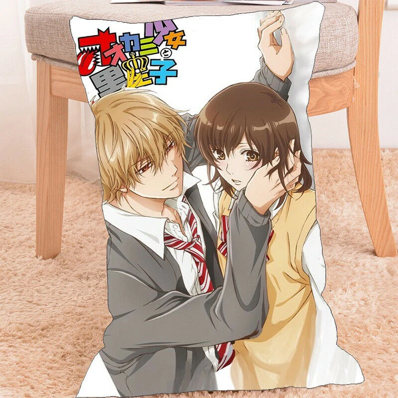 アニメウルフガール 黒王子sata Kyouya篠原エリカ抱き枕ケースカバーダブルサイド家の装飾 Pillow Case Aliexpress
