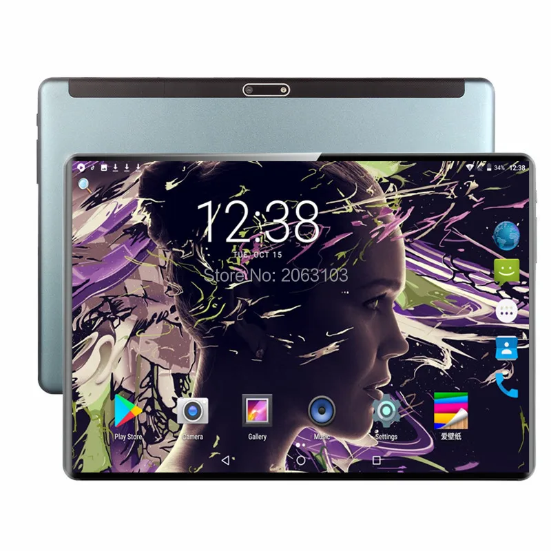 

2020 10 inch Android 9.0 4G LTE Call Phone Tablet pc 6GB RAM 128GB ROM Octa Core 2.5D Glass Screen Wifi GPS Tablets 10.1 Gifts