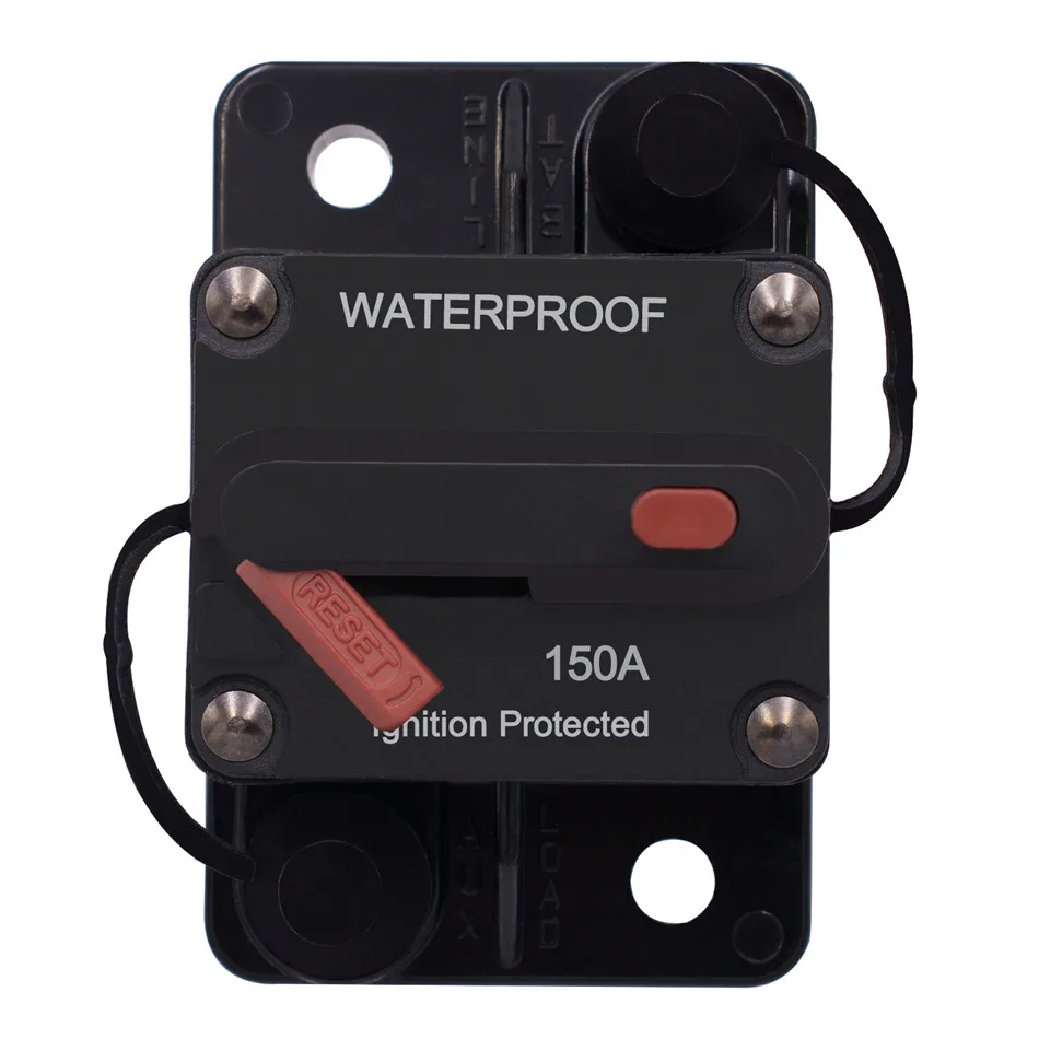 Hiyork 50A 100A 150A усиленный канал связи тормозной предохранитель сброс DC 32 V/48 V Авто Водонепроницаемый IP67 для транспортных средств корабль держатель лодки усилитель