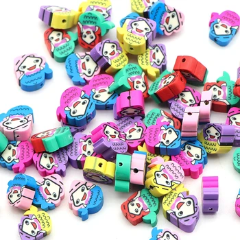 

David accessories 500pc/pack Soft Pottery DIY Fluffy Material Fruit slices Filler Polymer Clay Toy Supperly,500Yc11091