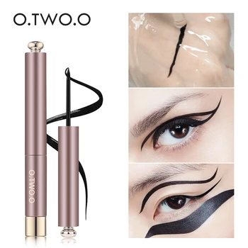 

O.TWO.O Professional Liquid Eyeliner Pen Black Beauty Cat Style 24 Hours Long-lasting Waterproof Makeup Cosmetic Tool D01