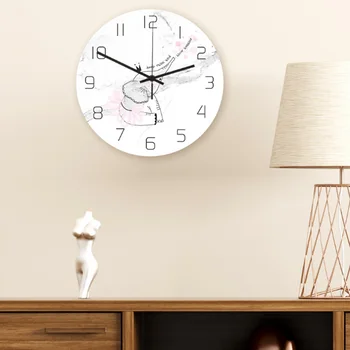 

Cartoon Creative Wall Clock Clock Children's Room Unique Wall Hanging In The Living Room Mute Modern Design Home Decor DD50WC