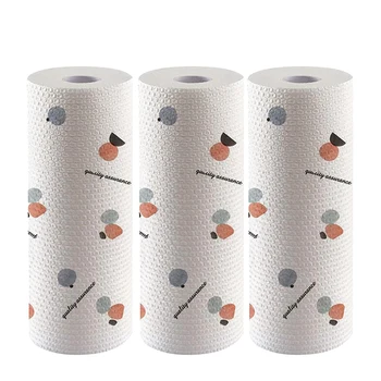 

3 Pack Ultra Absorbent Kitchen Paper Towels Eco Friendly Washable,Food Oil Absorbing Papers Wet Dry Usage Dish Rag