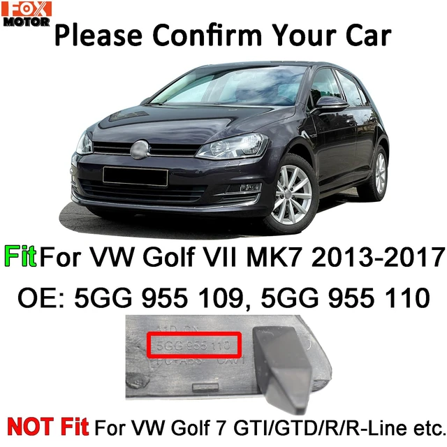 Couvercle de phare gauche et droit pour Volkswagen Golf 7 MK7 2013