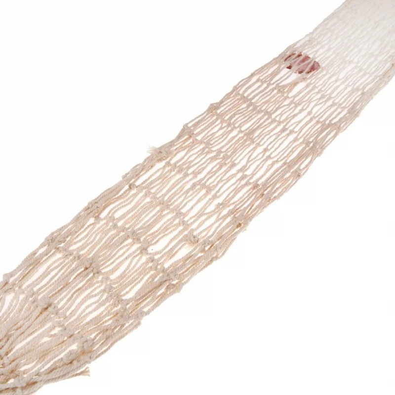 TOP!-Decorative Nautical Fishing Net Seaside Wall Beach Party Sea Shell Decor(Beige