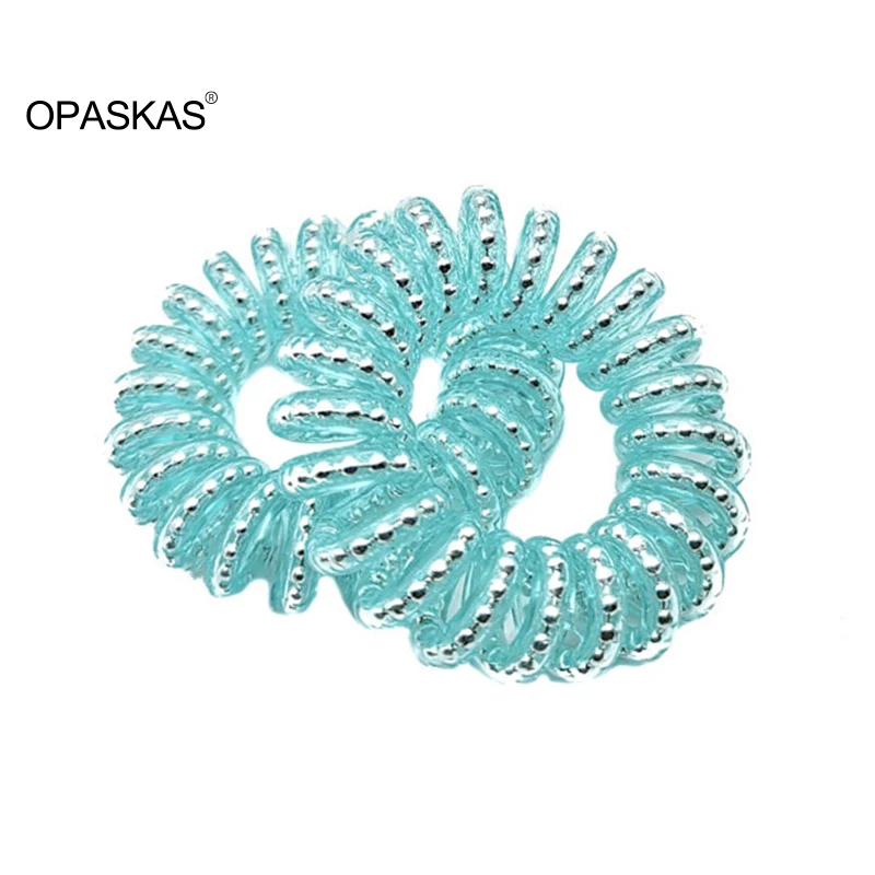 Spiral No-Crease Hair Ties – Strong Grip Ponytail Holders