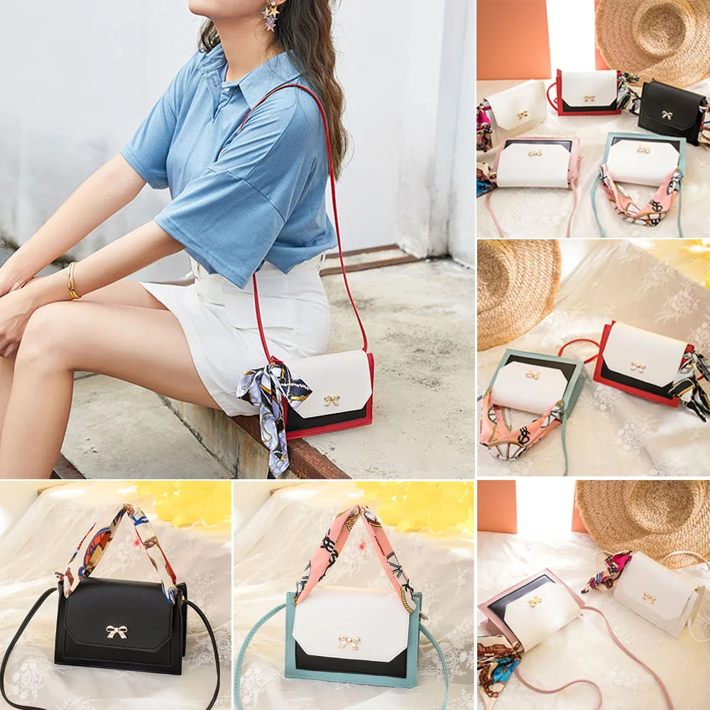 Женская модная сумка маленькая сумочка с панелями сумка через плечо Женская Ретро сумка через плечо