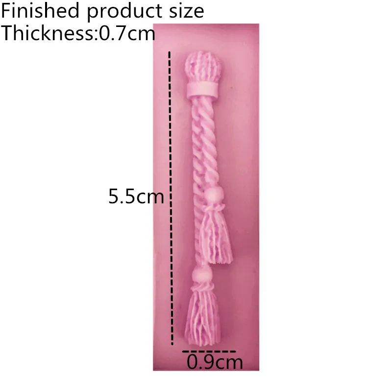 DIY curtain hemp rope shape silica gel mold fudge cake decoration tool cake frame lace mold kitchen accessories