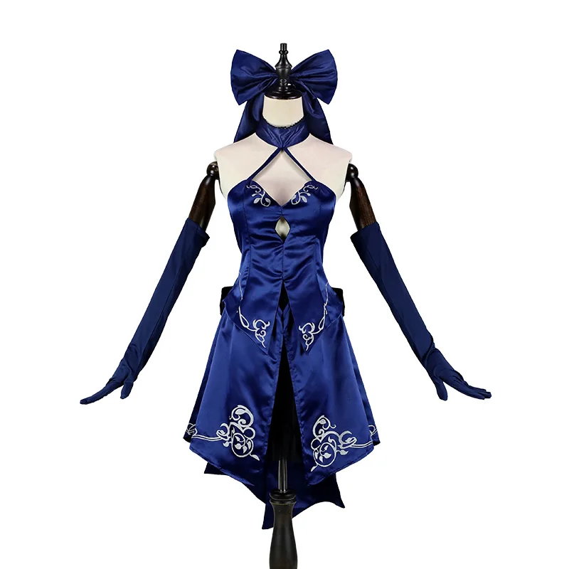 Аниме Fate Grand Order Косплей Костюм альтер из новеллы Fate сабля для косплея артурия Пендрагон игровые костюмы Синие Платья вечерние костюмы на Хэллоуин Cos