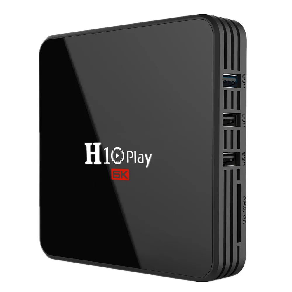 16G H10 PLAY Smart tv Box Android 9,0 Allwinner H6 Cortex-A53 Wi-Fi поддержка tf-карты H.265 декодирование 6K HD медиаплеер набор - Цвет: 16G