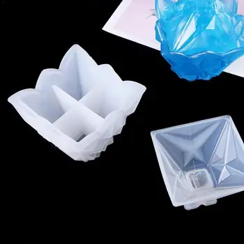 

Jewelry Storage Box DIY Crystal Epoxy Mold Storage Box Jewelry Jewelry Box Box Diamond Silicone Cutaway Mould Storage R2O4