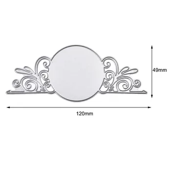 

YaMinSanNiO Lace Circle Dies Metal Cutting Dies For Scrapbooking Card Making Album Paper Craft Embossing Frame Die Cut
